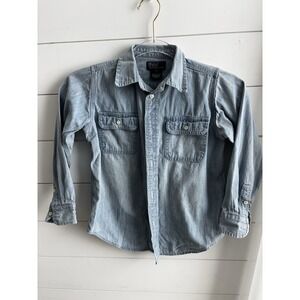 Polo Ralph Lauren Denim‎ Button Down Size 6 Kids 0206